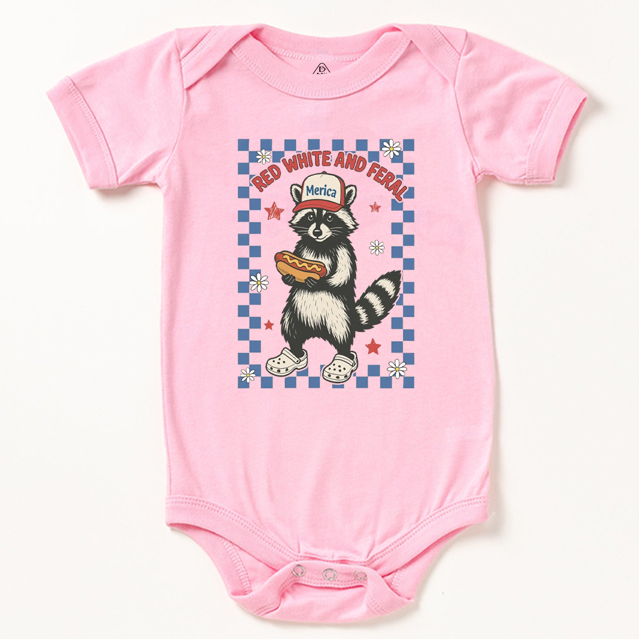 Red White And Feral Fourth Of July Bodysuit Beepumpkin