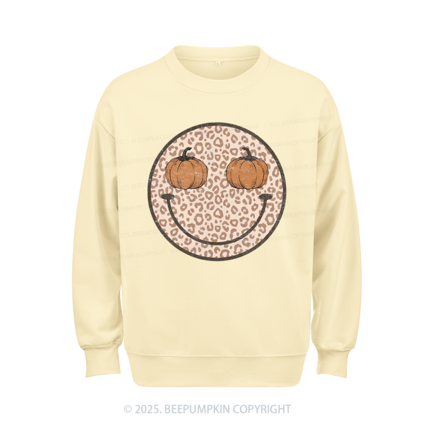 Pumpkin Smiley Face Sweatshirt Beepumpkin