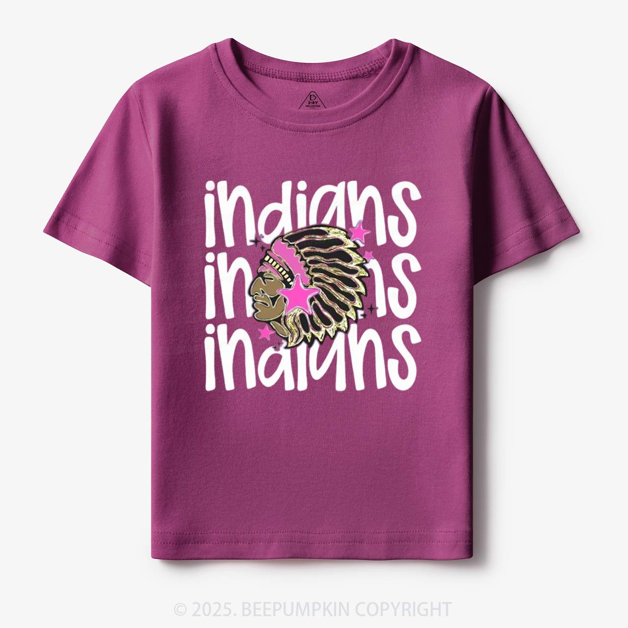 School Mascot Indians Toddler&Kid's Tees Beepumpkin