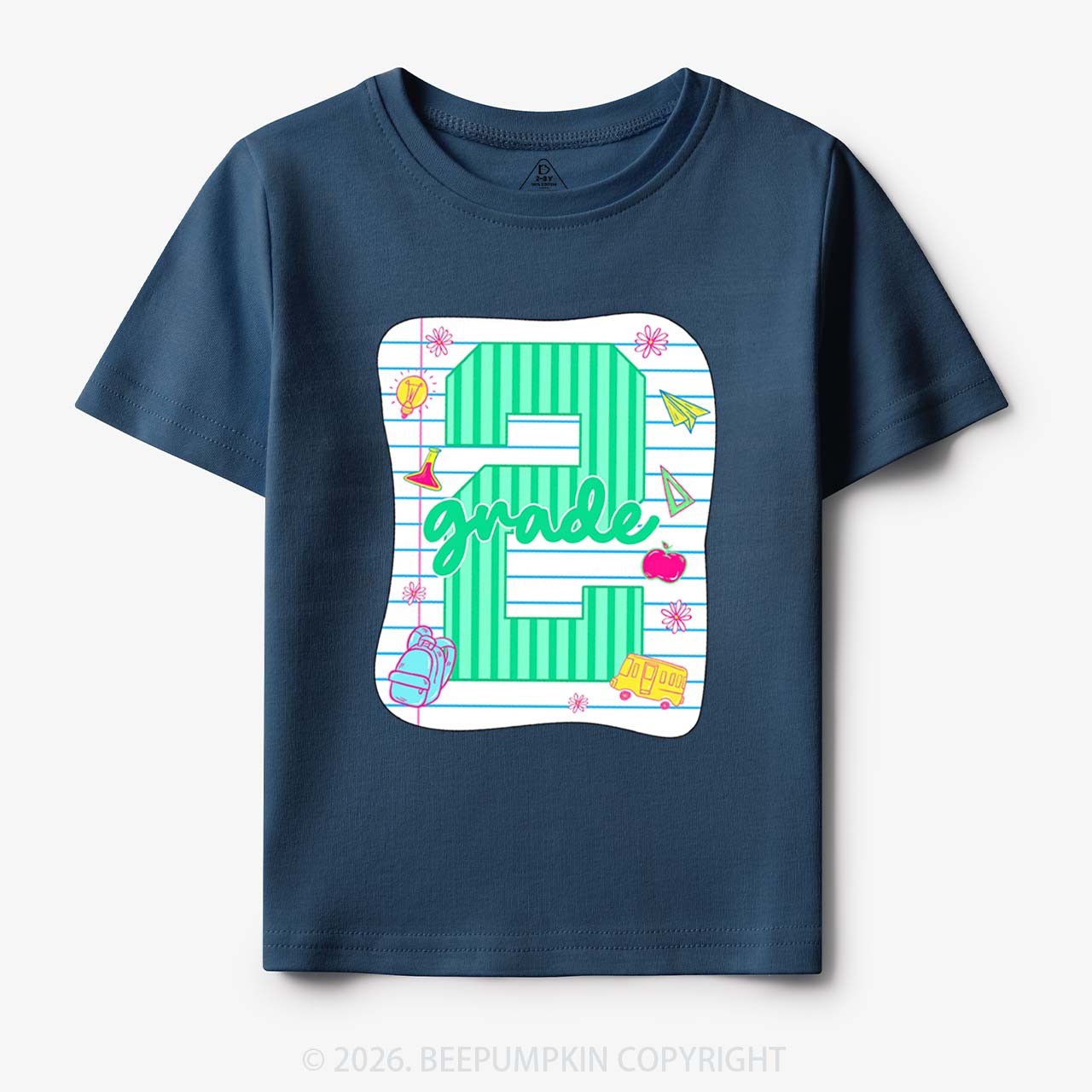 Striped Pre-k First Second Third Fourth Grade Toddler&Kid's Tees