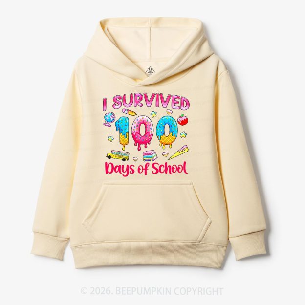 Sweet Survivor 100 Days Of School Toddler&Kid's Hoodies