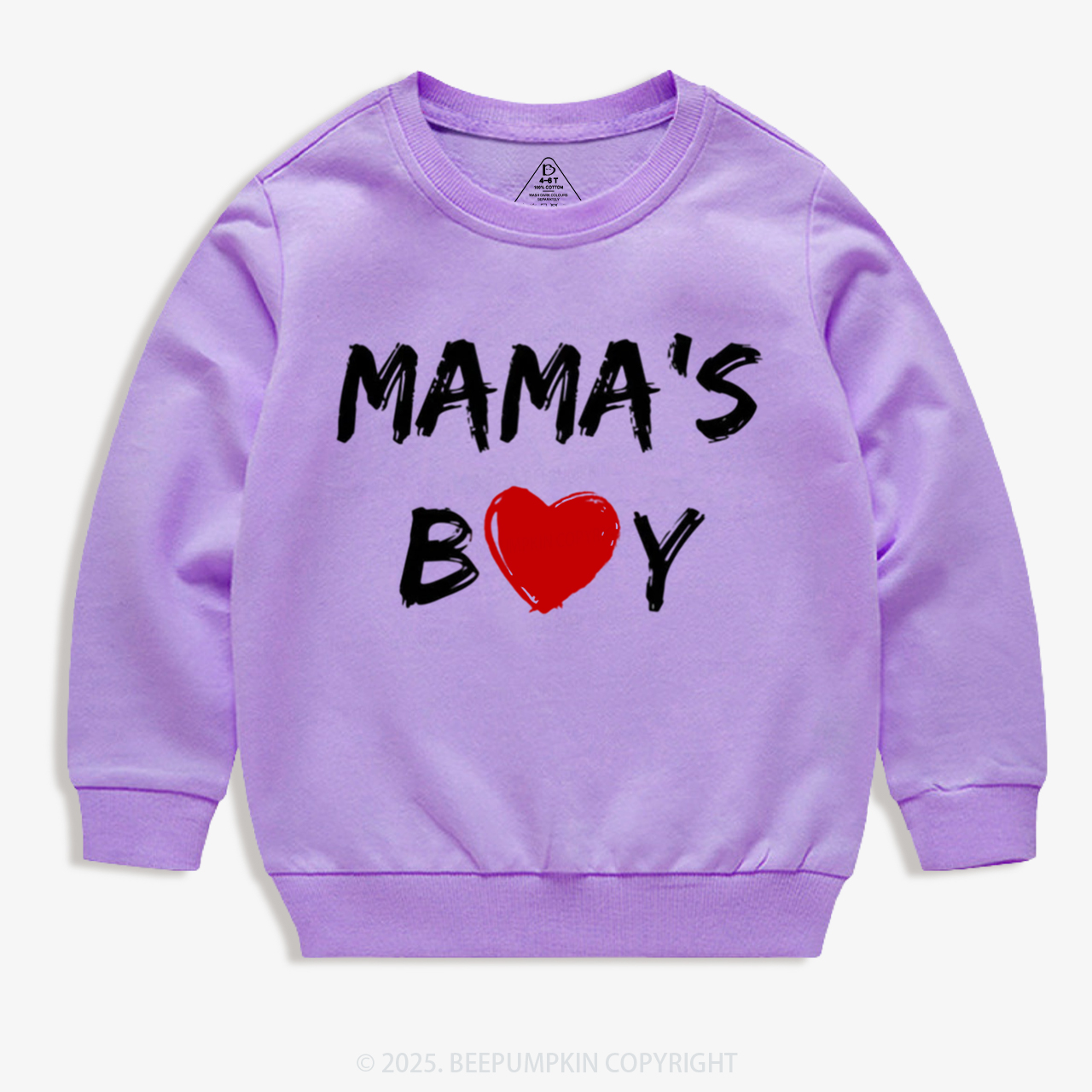 Mama's Boy Valentine's Day Kid's Sweatshirt