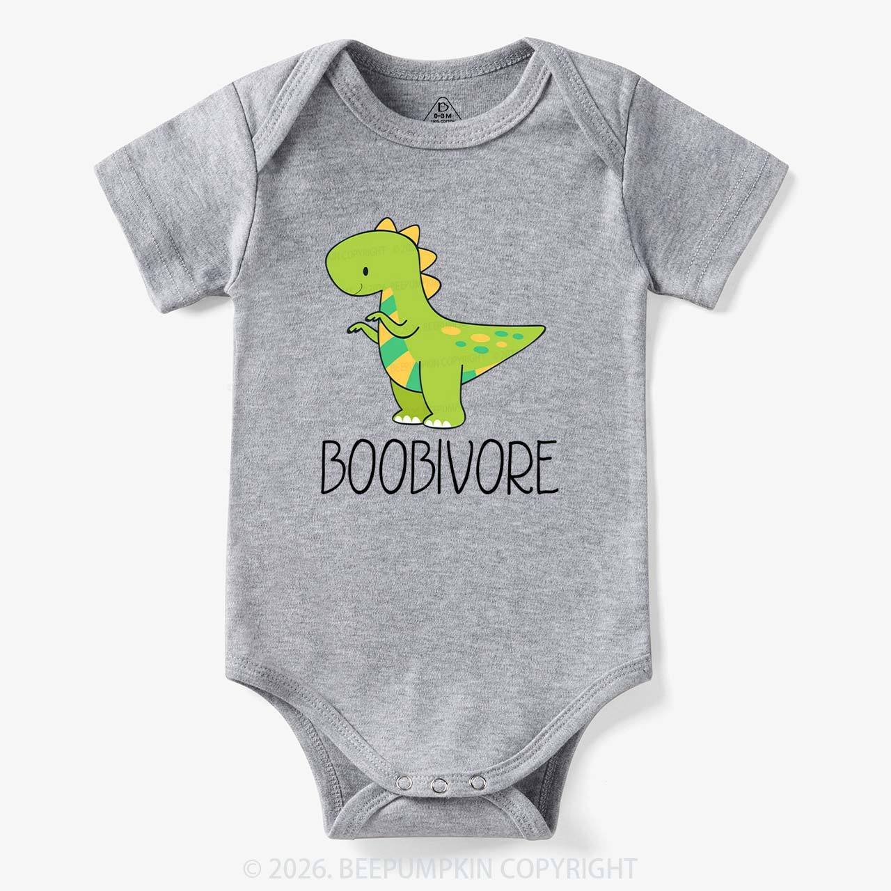 Funny Boobivore Dinosaur Bodysuit