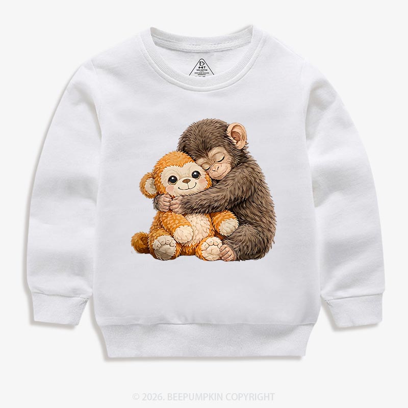 Dear Punch Monkey Lovely Kid's Sweatshirt