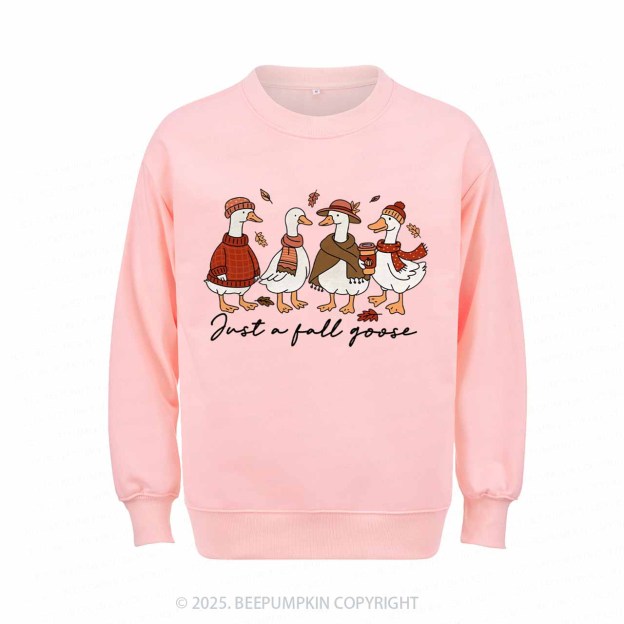 Funny Cozy Goose Fall Sweatshirt Beepumpkin