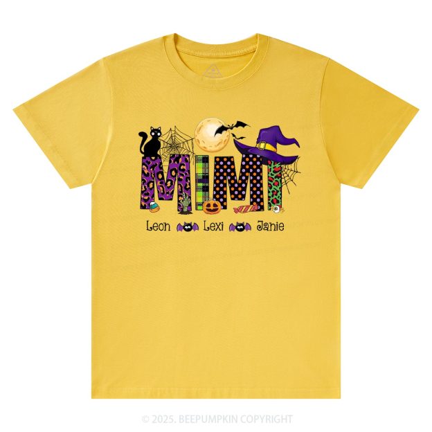 Personalized Mimi Halloween T-Shirts Beepumpkin
