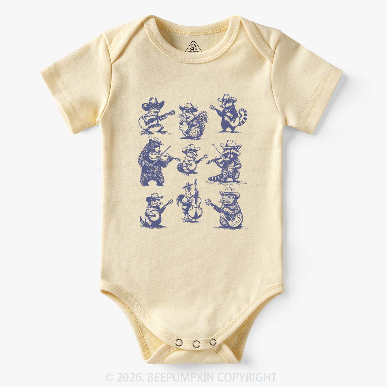 Animal Musicians Bodysuit