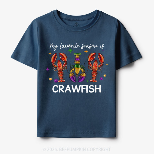 Mardi Gras Crawfish Toddler&Kid's Tees Beepumpkin