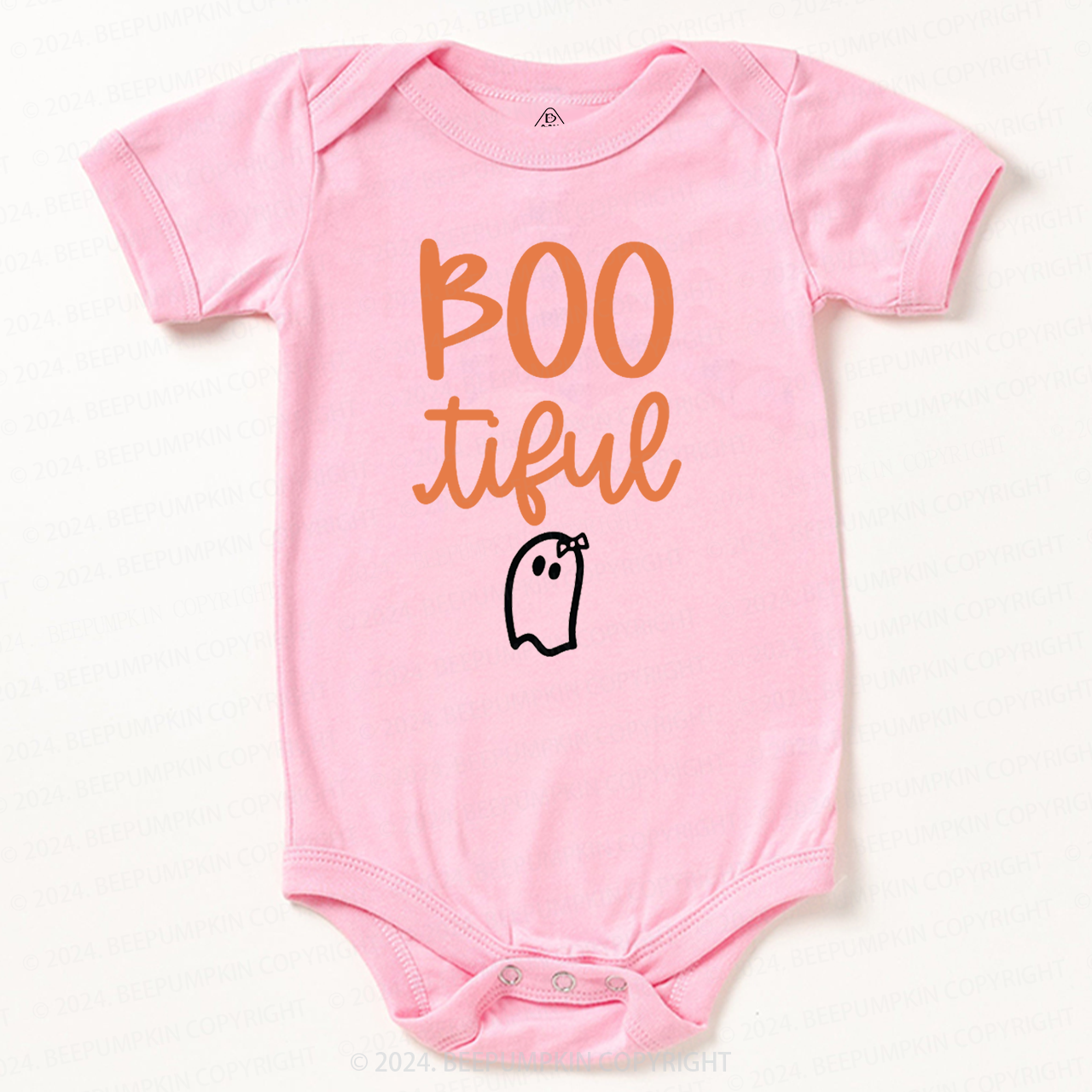 Bootiful Ghost Halloween Bodysuit For Baby