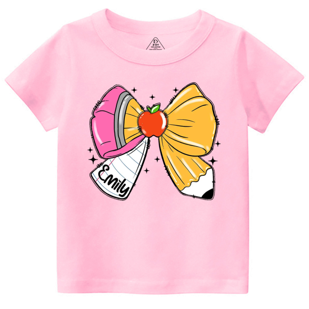 Personalized Pencil Name Toddler&Kid's Tees Beepumpkin 