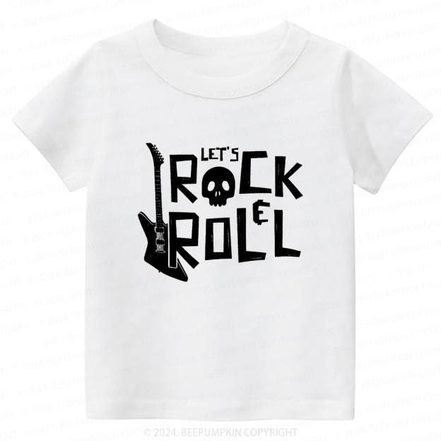 Lets Rock n Roll Toddler&Kids Tees 8