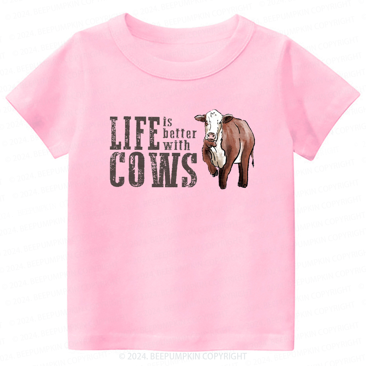 Life is Better with Cows Toddler&Kids Tees