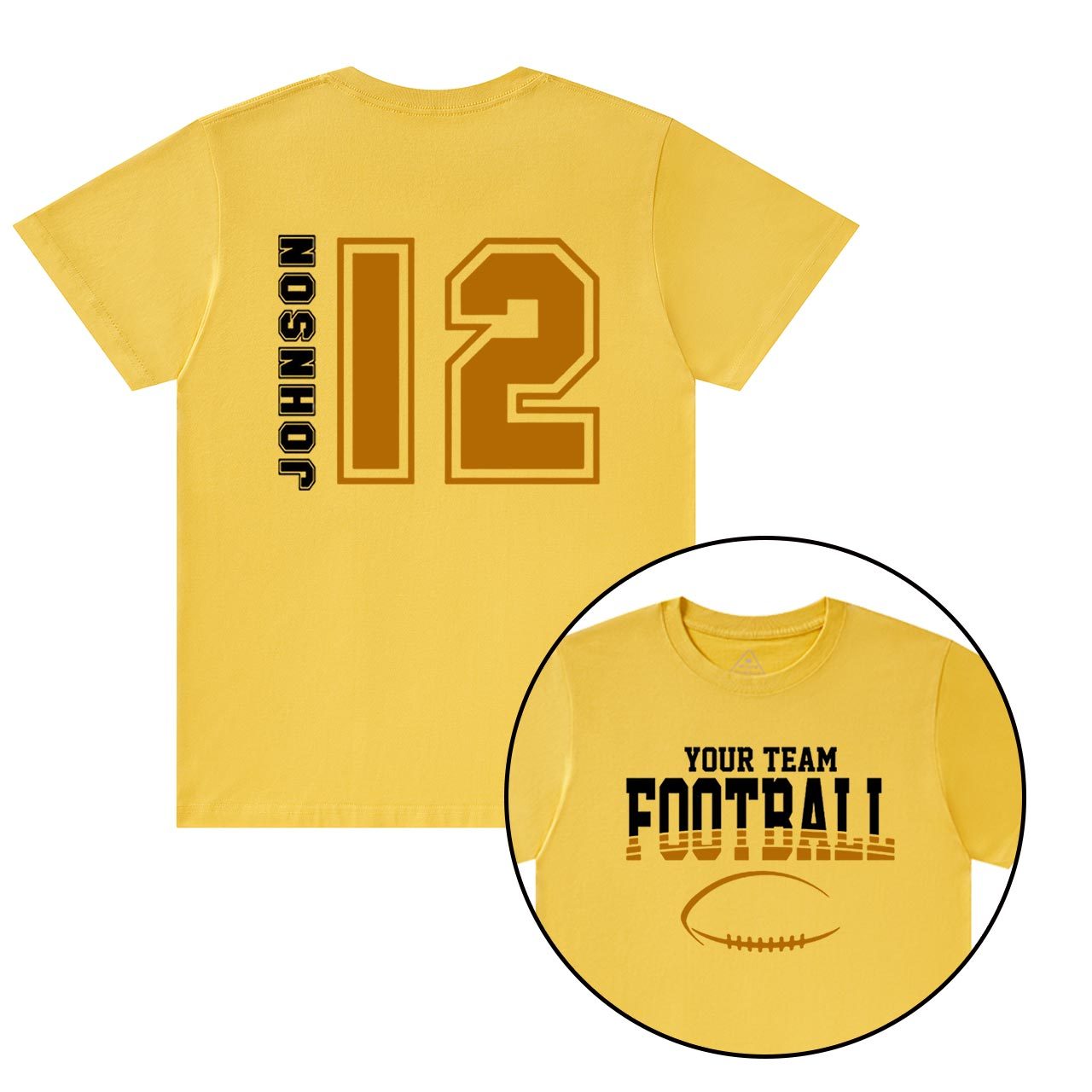 Personalized Football Team Pride T-Shirts Beepumpkin