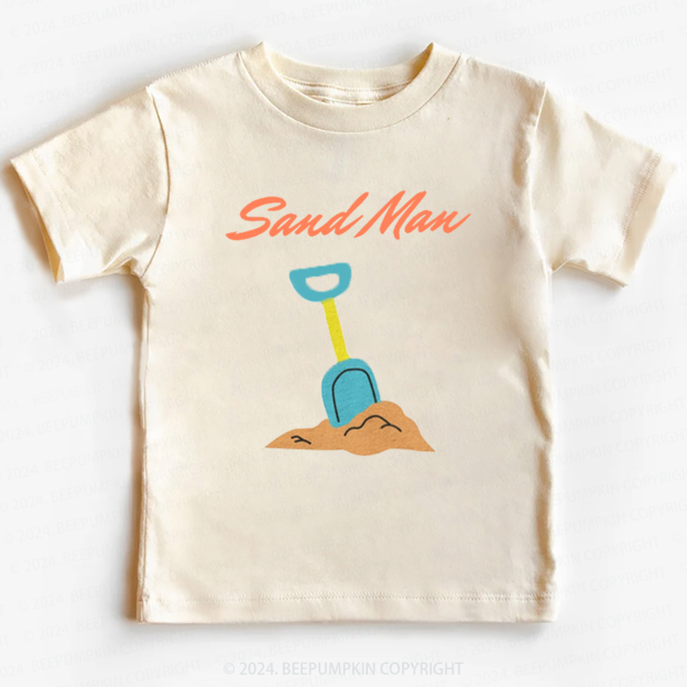 Sand Man Vacation Toddler&Kids Tees 