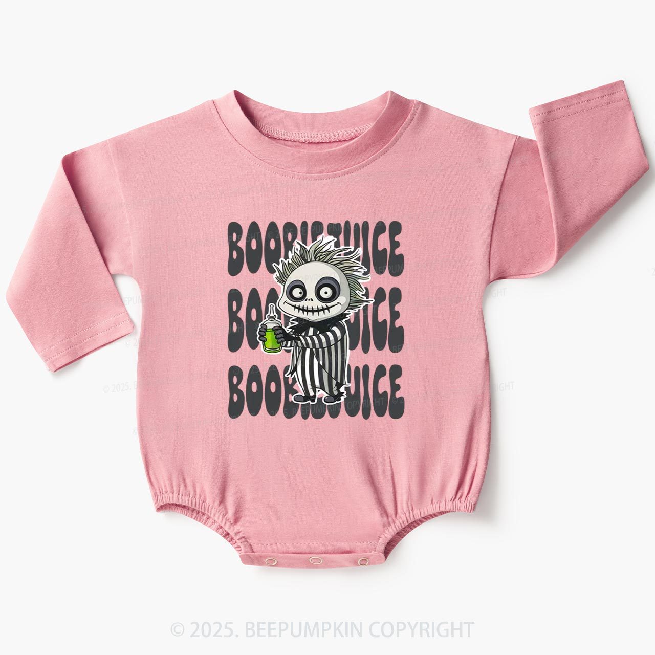 Boobiejuice Halloween Baby Bubble Romper Beepumpkin