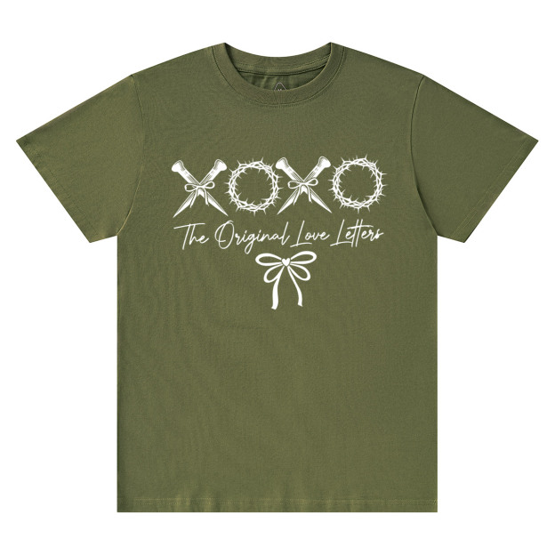XOXO The Original Love Letters Valentine's Day T-Shirts Beepumpkin