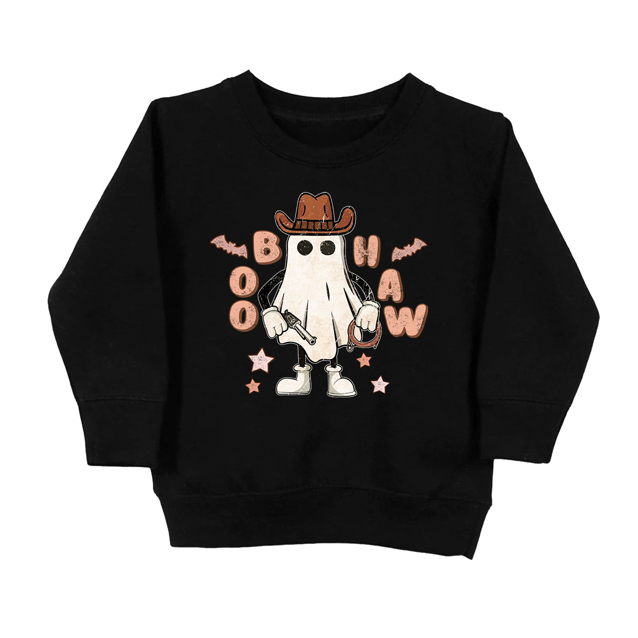 Cowboy Ghost Halloween Kids Sweatshirt