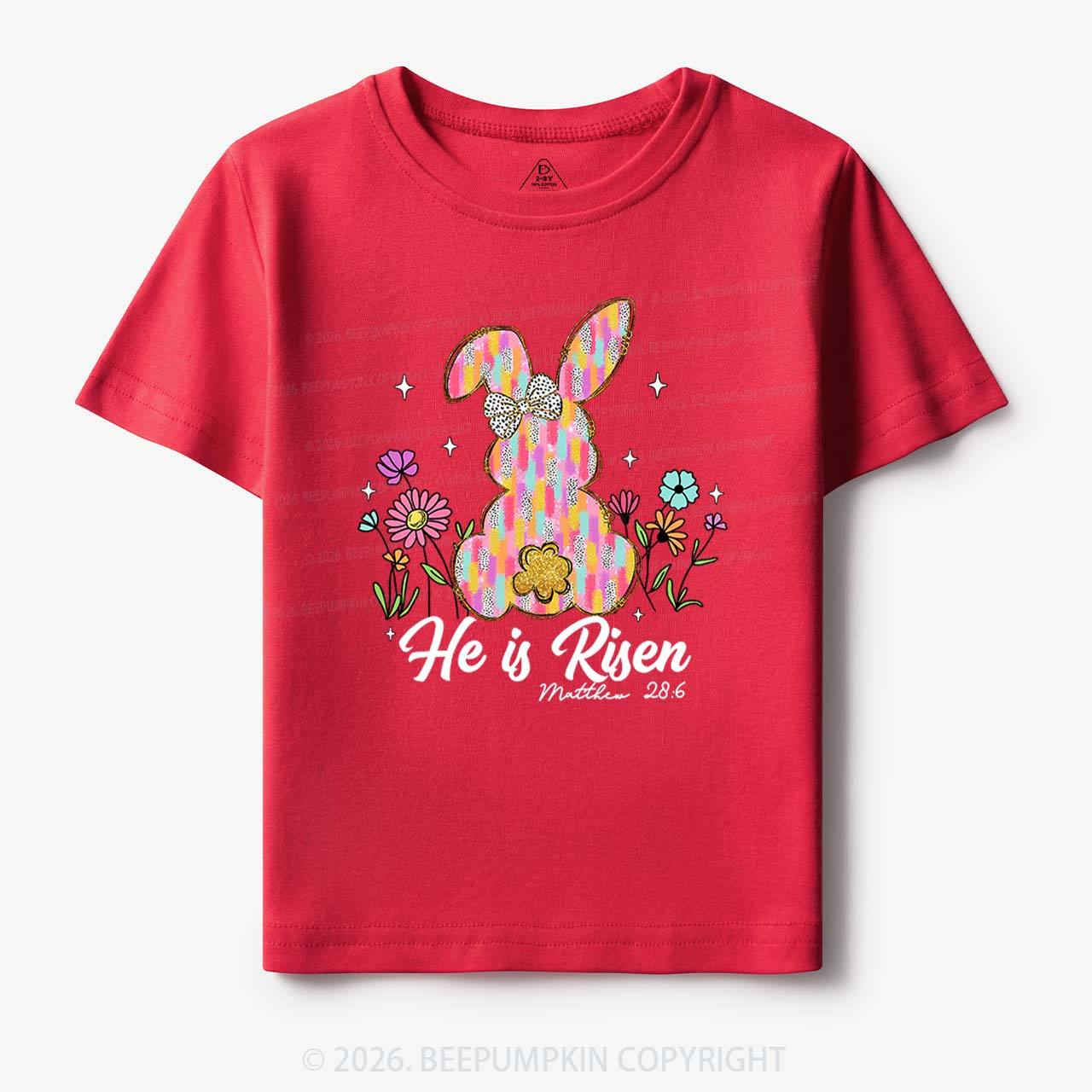 Risen In Bloom Faith & Flowers Toddler&Kids Tees