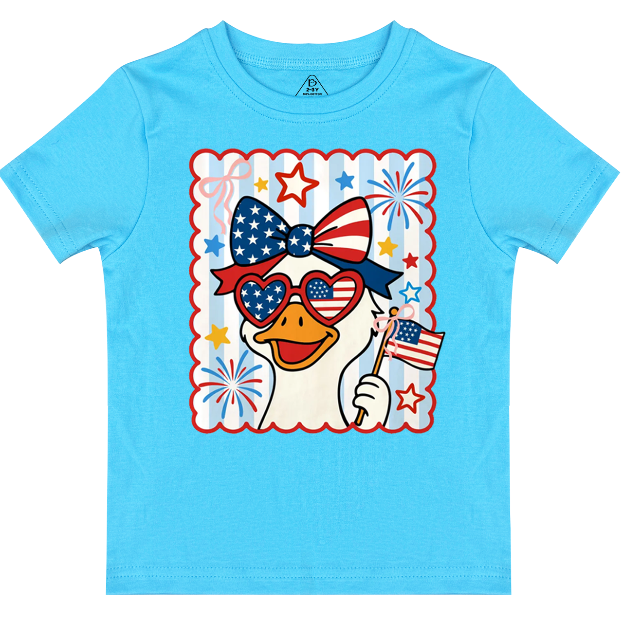 Patriotic Goose Toddler&Kid's Tees Beepumpkin 