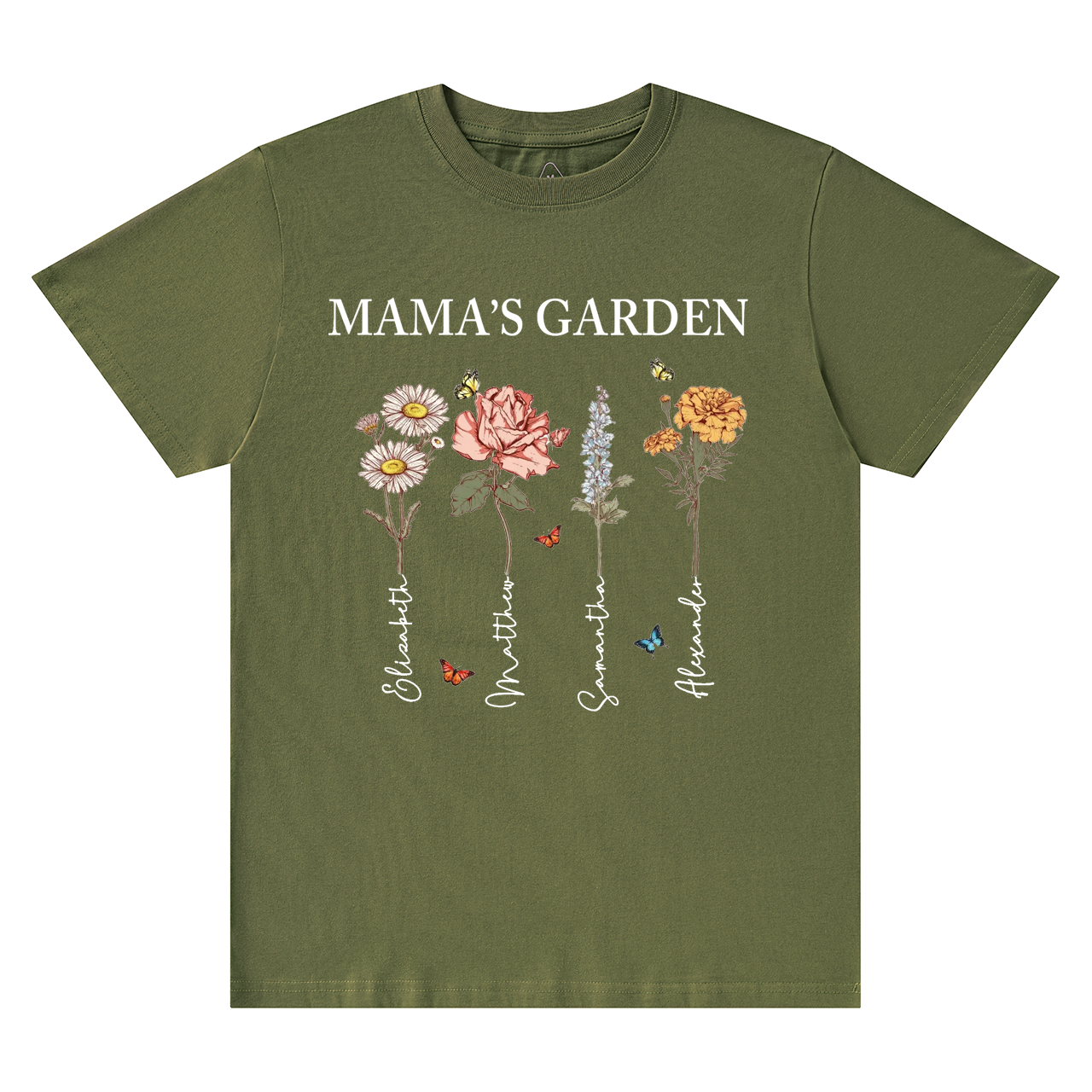 Personalized Mama's Garden T-Shirts