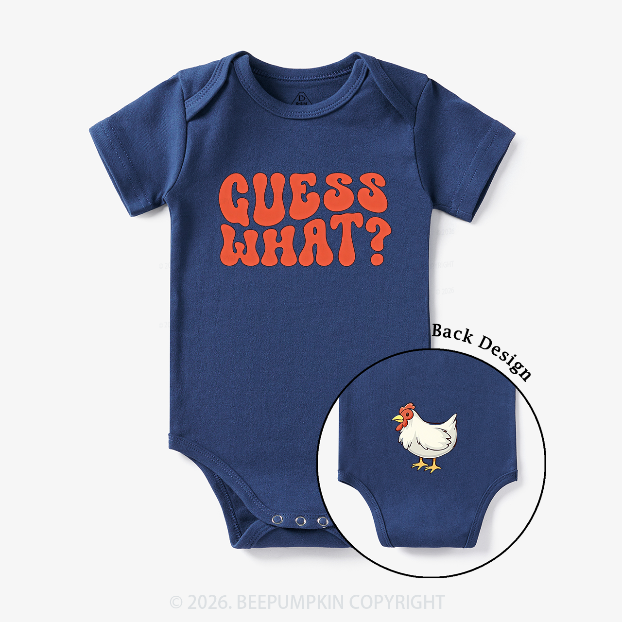Guess What? Baby Bodysuit Beepumpkin