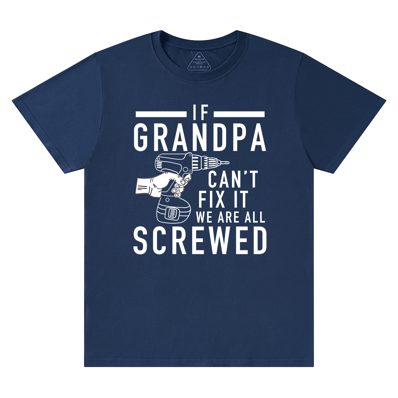  Funny T-Shirt If Grandpa Can't Fix It