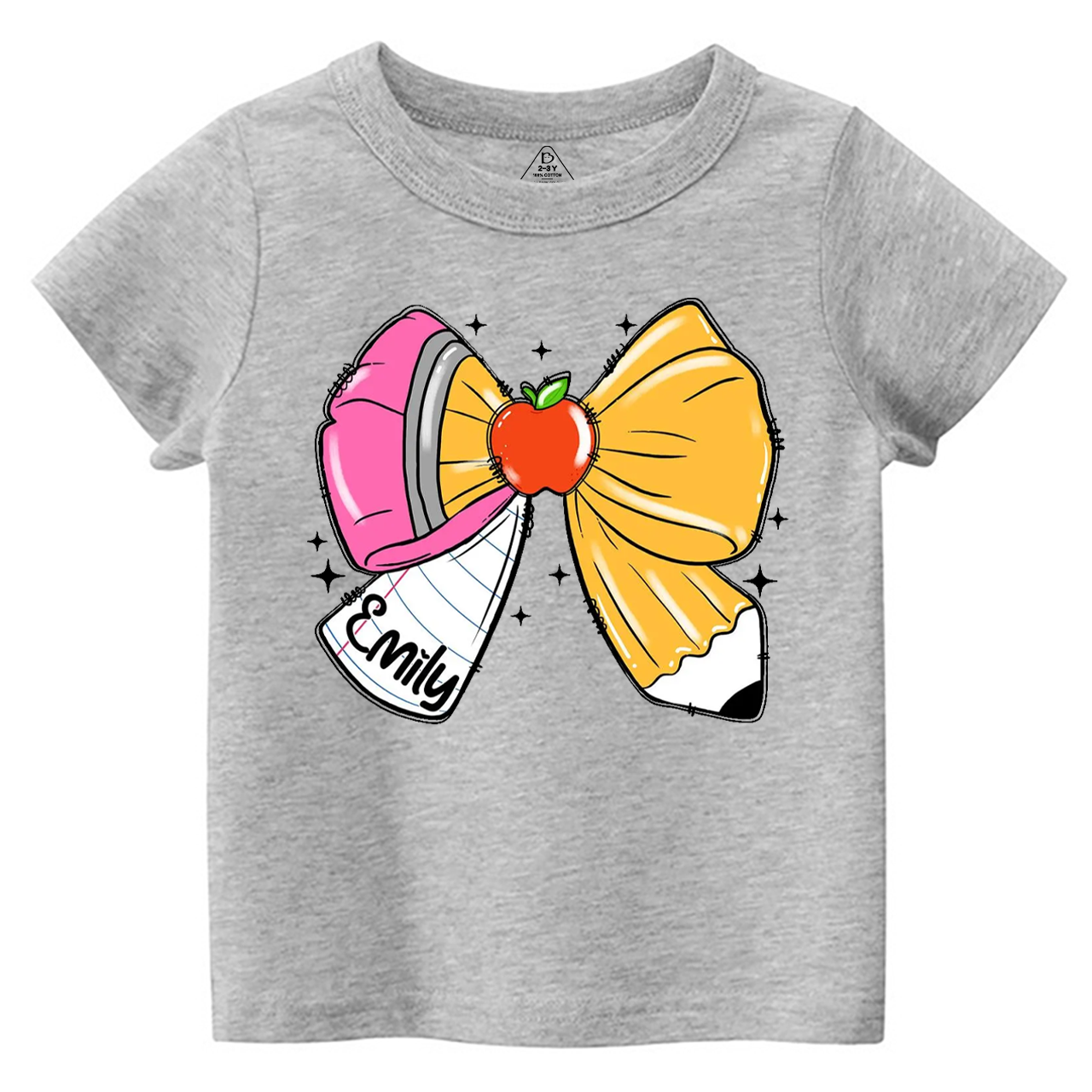 Personalized Pencil Name Toddler&Kid's Tees Beepumpkin 