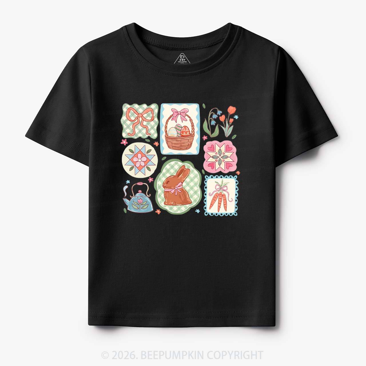 Pastel Easter Basket Toddler&Kid's Tees