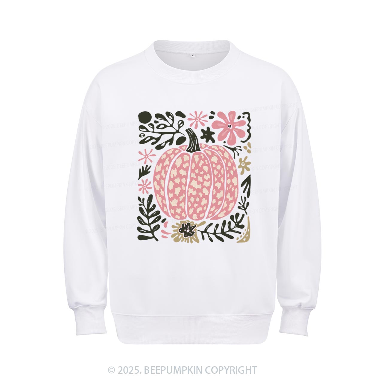 Leopard Pink Pumpkin Sweatshirt Beepumpkin