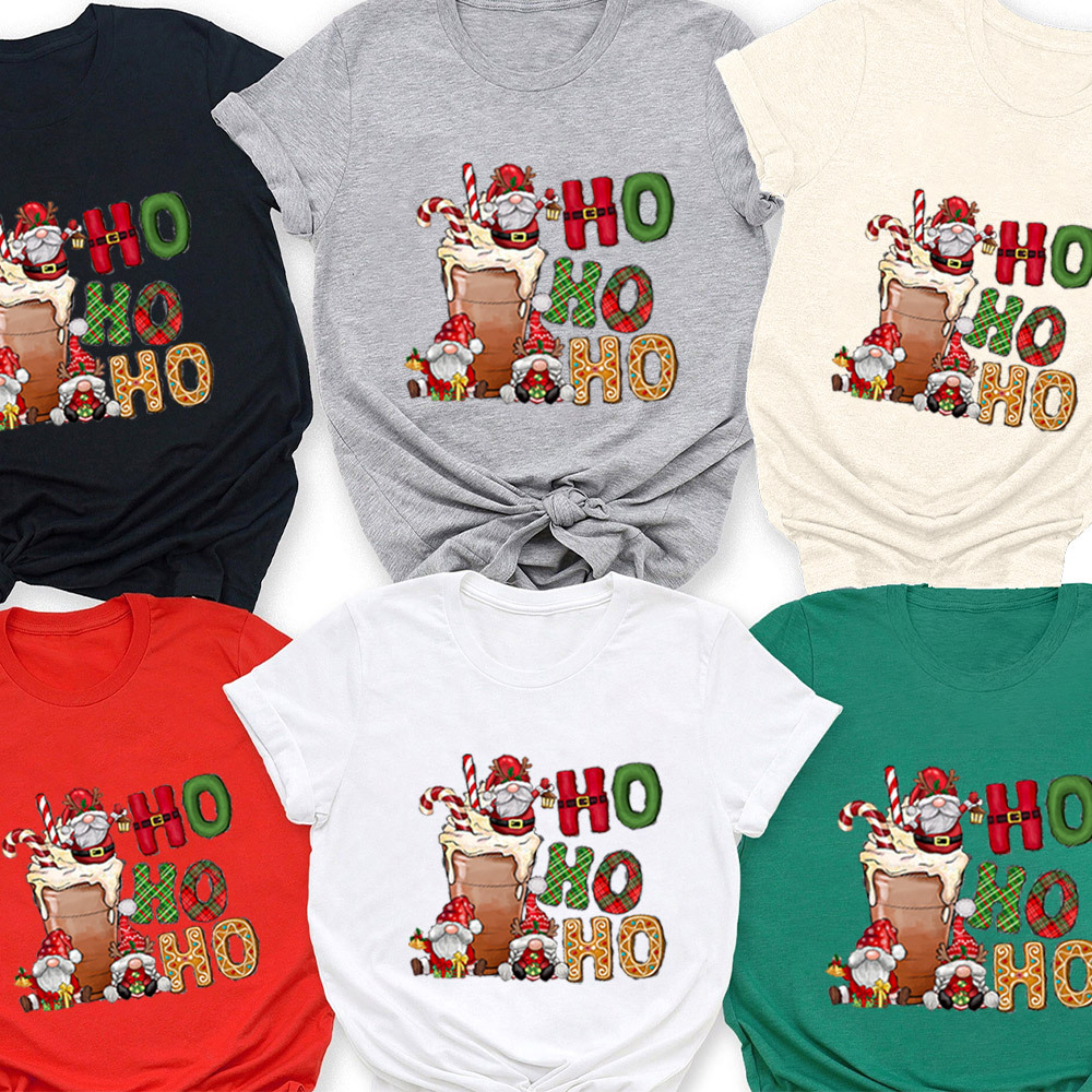Ho Ho Ho Coffee Lover Christmas Family Matching Shirt
