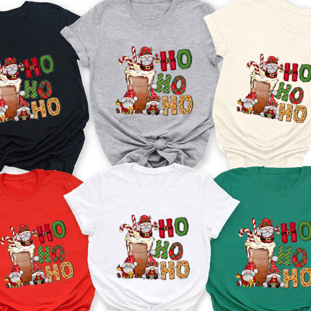 Ho Ho Ho Coffee Lover Christmas Family Matching Shirt