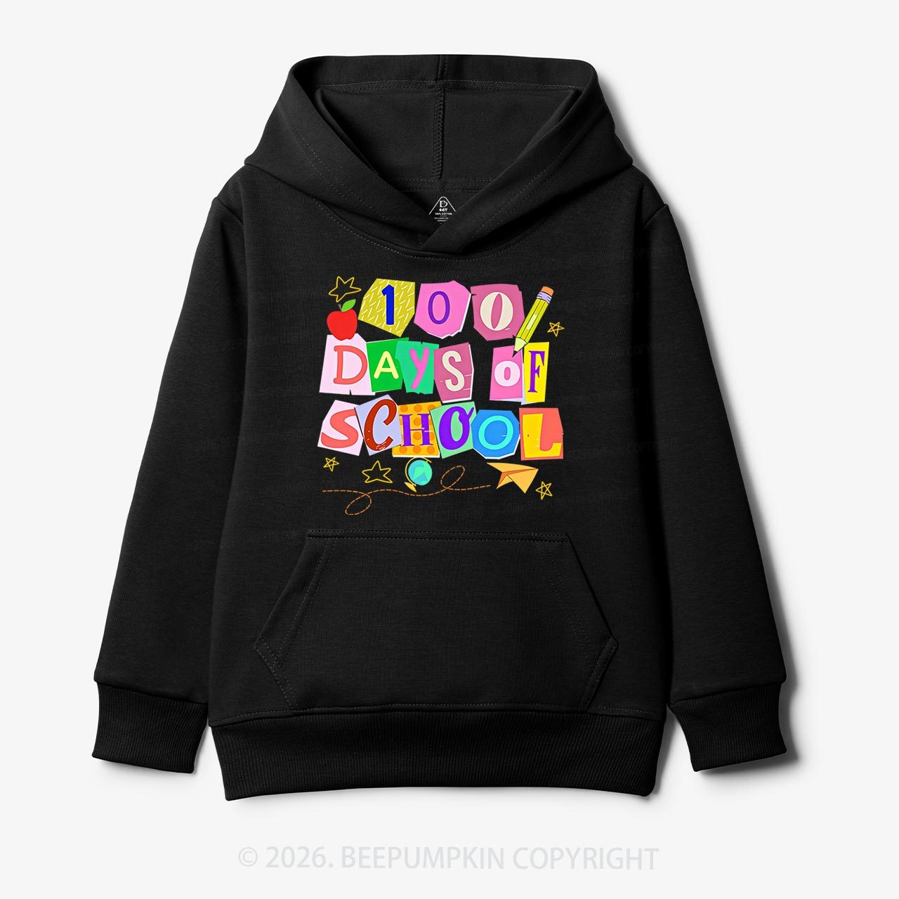 Crafty Classroom 100 Days Edition School Toddler&Kid's Hoodies
