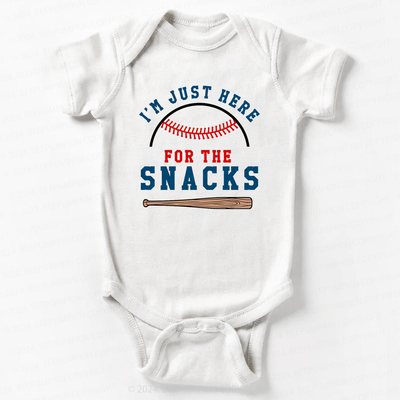 I'm Just Here for the Snacks Bodysuit For Baby 
