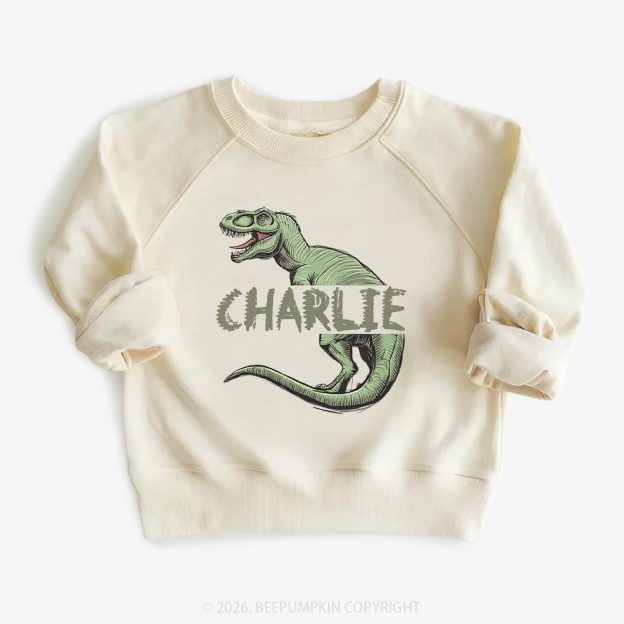 Personalized Roar And Explore Toddler&Kid's Sweatshirt