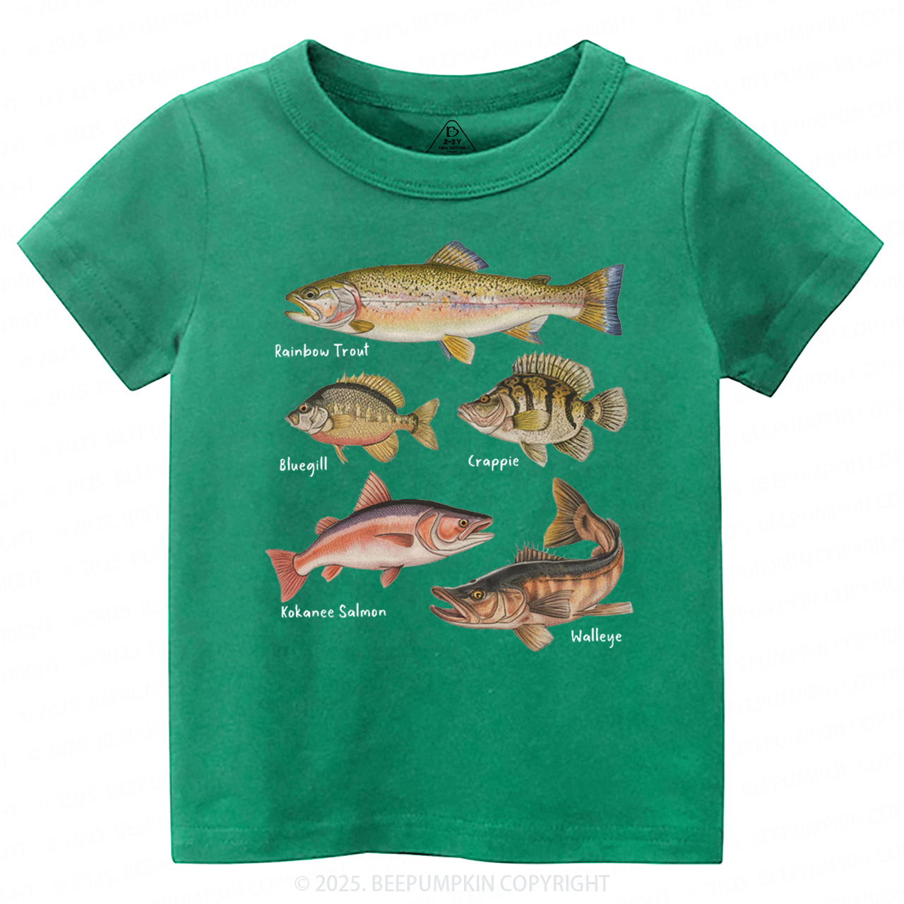 Lake Fish Field Guide Toddler&Kid's Tees Beepumpkin