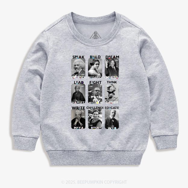 Inspired By Black History Kid's Sweatshirt