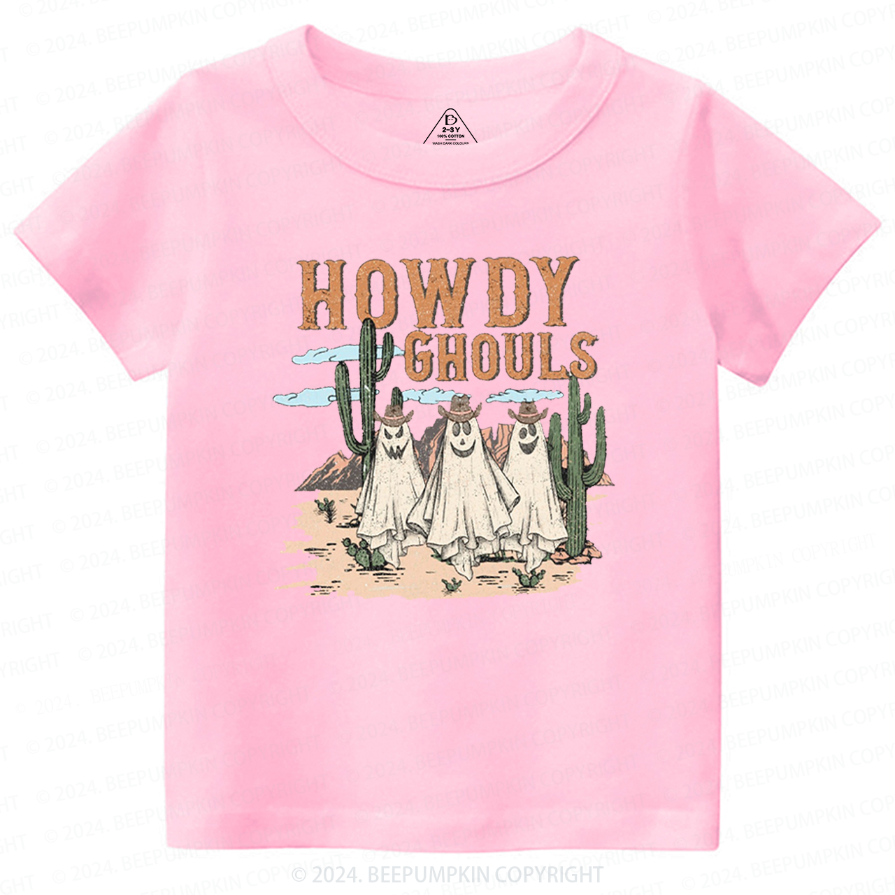 Howdy Ghouls Halloween Toddler&Kids Tees 