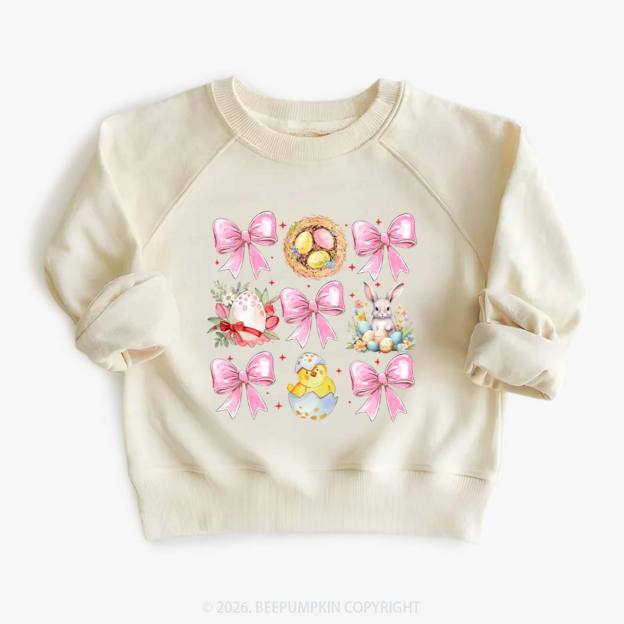 Bloom & Bunny Delight Kid's Sweatshirt