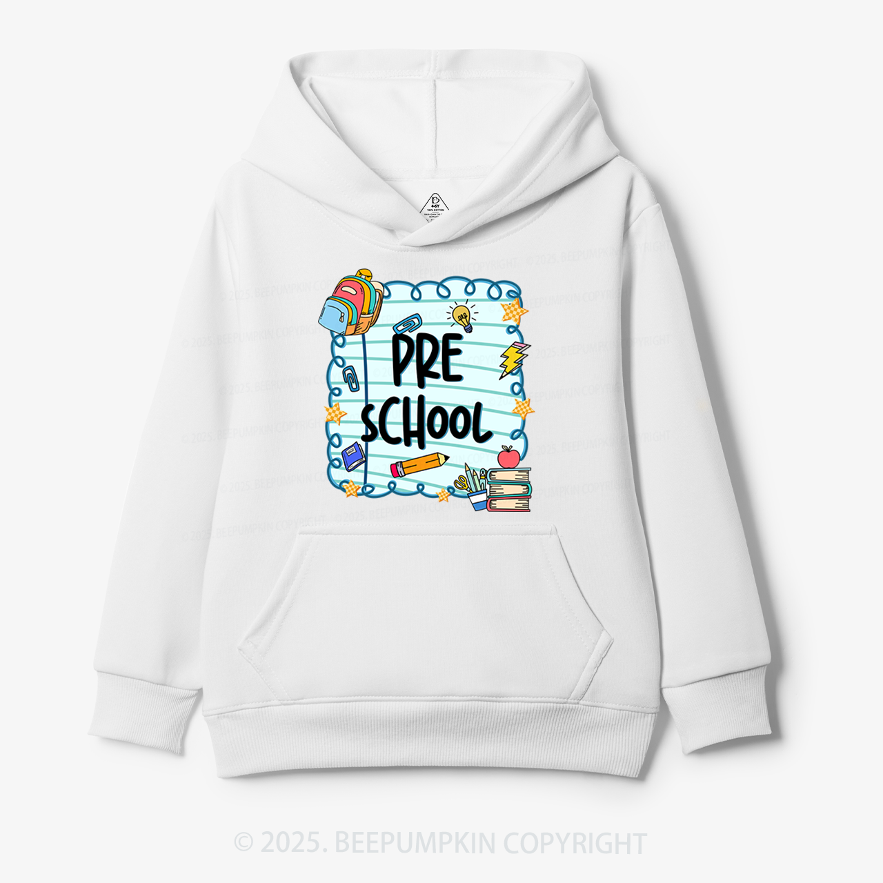 Personalized School Essentials Series Kid's Hoodies Beepumpkin