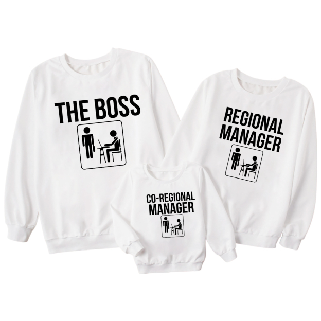 Regional Manager The Office Matching Family Sweatshirts