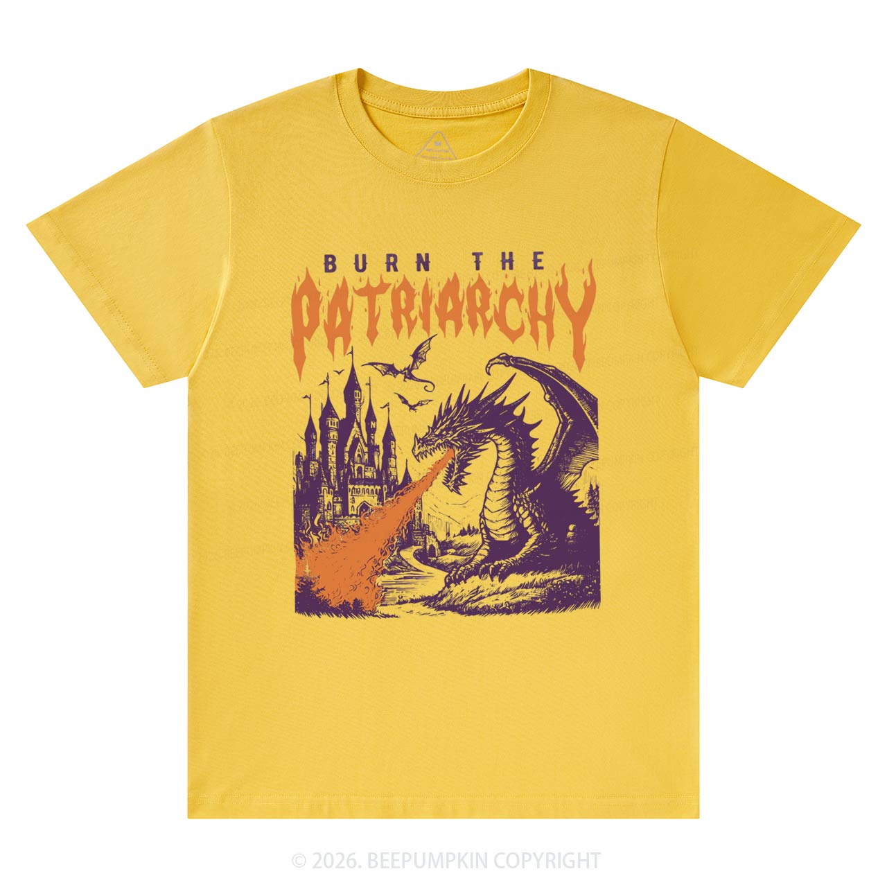 Vintage 90s Feminism Dragon T-Shirts Beepumpkin