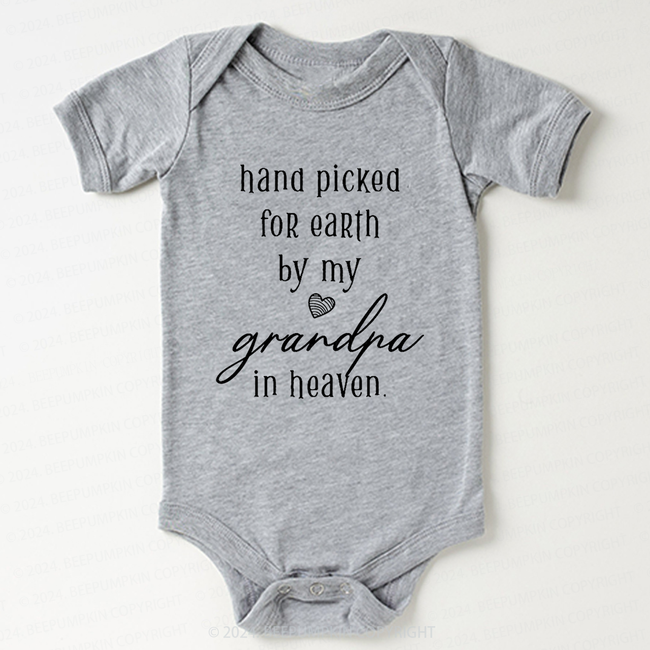 Personalized Hand Picked for Earth by My XXX In Heaven Baby Bodysuit 7