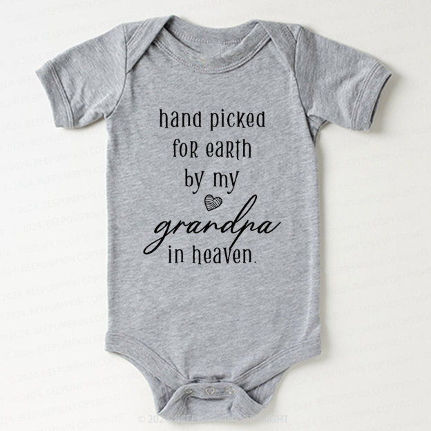 Personalized Hand Picked for Earth by My XXX In Heaven Baby Bodysuit 7