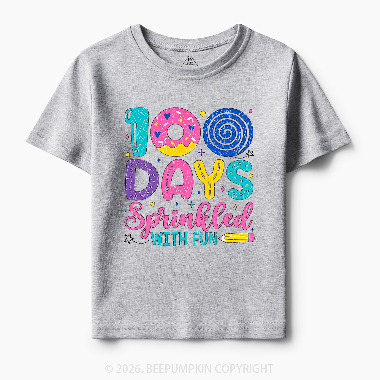 100 Days Sprinkled With Fun Toddler&Kid's Tees