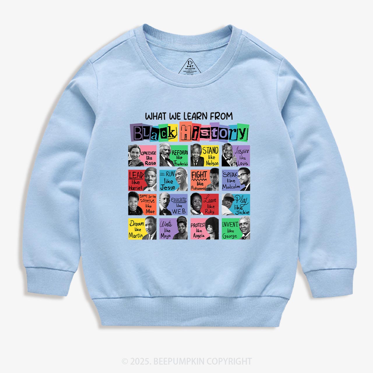 What We Learn From Black History Kid's Sweatshirt