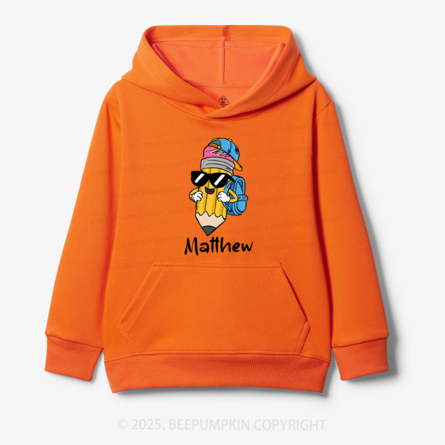 Personalized Boy Girl Pencil Kid's Hoodies Beepumpkin
