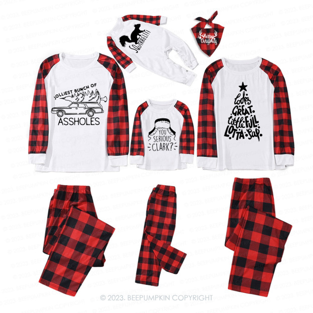 Funny Pattern Christmas Special Family Matching Pajamas Beepumpkin