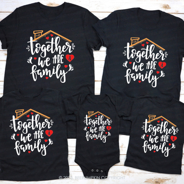 Together We Are A Family Christmas Shirts Beepumpkin