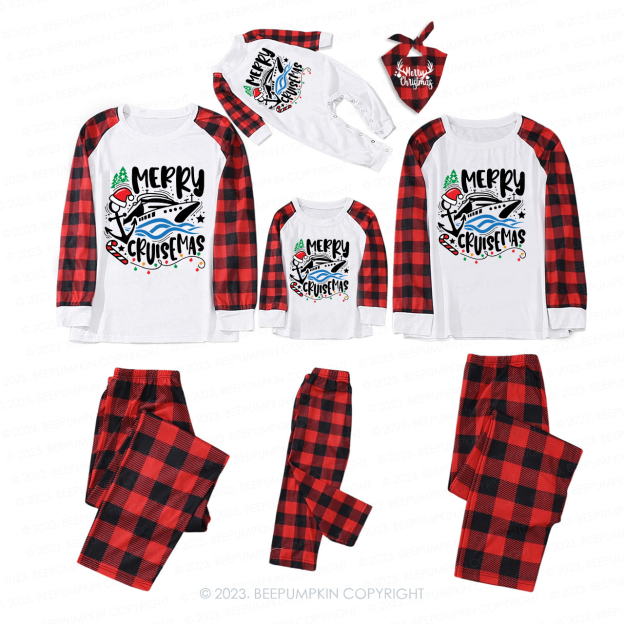 Christmas Cruise Family Trip Matching Pajamas For Family Beepumpkin