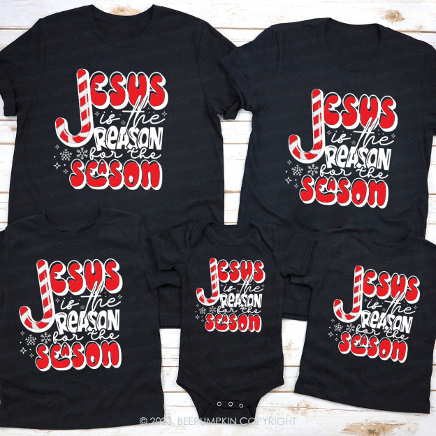 Jesus Is The Reason Believe In Christmas Shirt For Family Beepumpkin